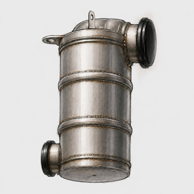 Catalyseur CUMMINS pour moteurs série B - Déstockage industriel
